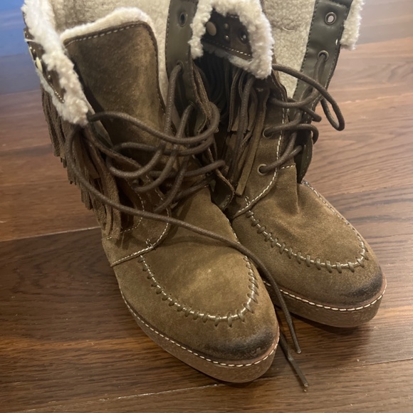 Sam Eldeman booties- fringe NEW - Picture 3 of 3